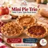 Mia Cake House Mini Pie Trio baking class promotional flyer