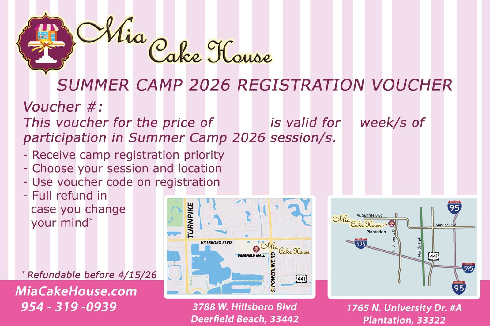 Summer 2026 voucher