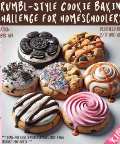 Crumbl-Style Cookie Baking Challenge for Homeschoolers