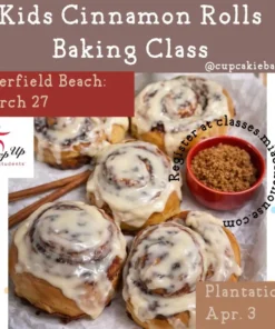 Adults Cinnamon Rolls Baking Class