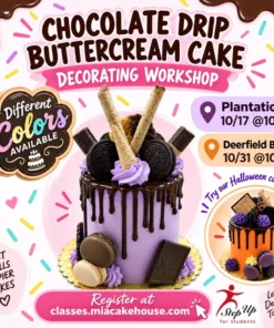 Haloween buttercream cake