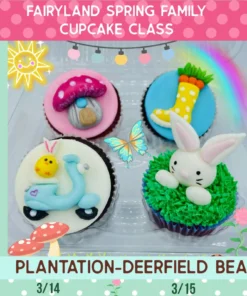 Fairyland Spring Family Cupcake Class
