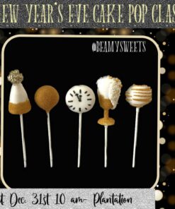 New years eve cake pops class