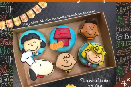 peantus thanksgiving french macarons