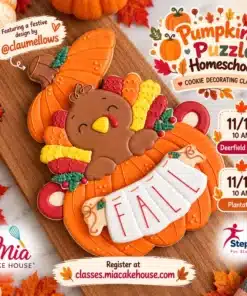 Thanksgiving homeschool cookie class 26