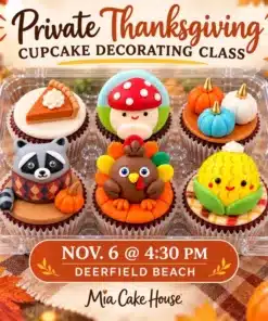 Thanksgiving cupcake class 26