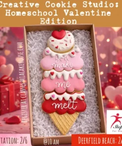 Valentine's Cookie Decorating Class for Homeschoolers